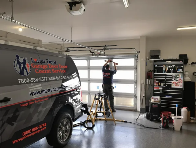 Fallbrook Garage Door Repair team performing same-day garage door repair in Fallbrook