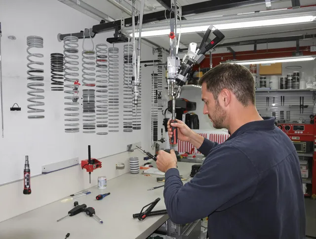 Fallbrook Garage Door Repair safety certified technician performing precision spring replacement in Fallbrook